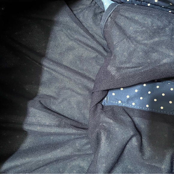 NWT Orlebar Brown bulldog navy blue iris polka dot swim trunks 6” shorts 38 READ - Picture 4 of 10